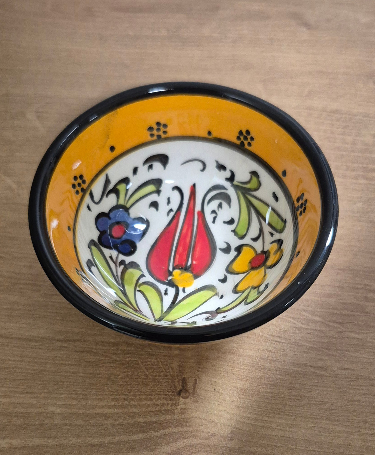 Handmade Porcelain Mixing Bowl & Bamboo Spoon