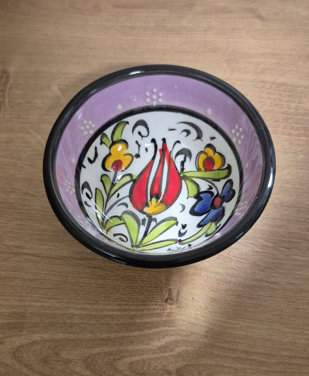 Handmade Porcelain Mixing Bowl & Bamboo Spoon