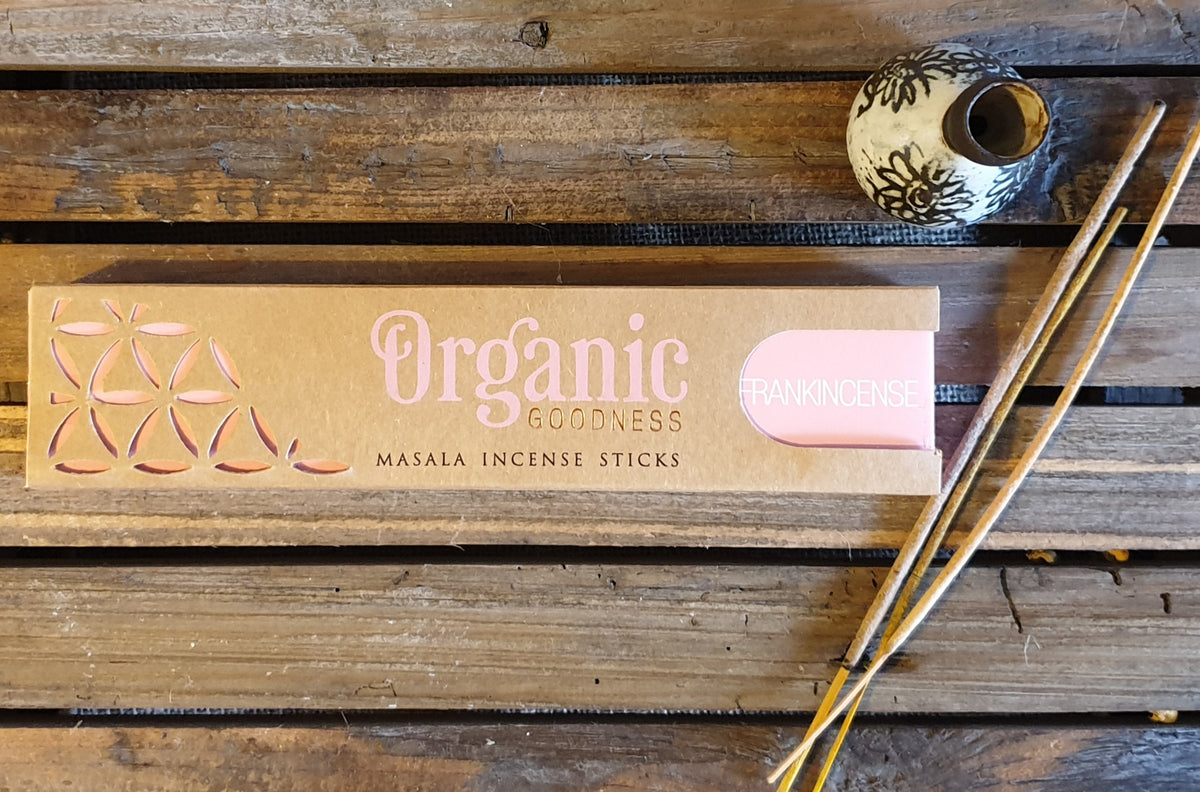 Frankincense: Organic Goodness Incense Sticks