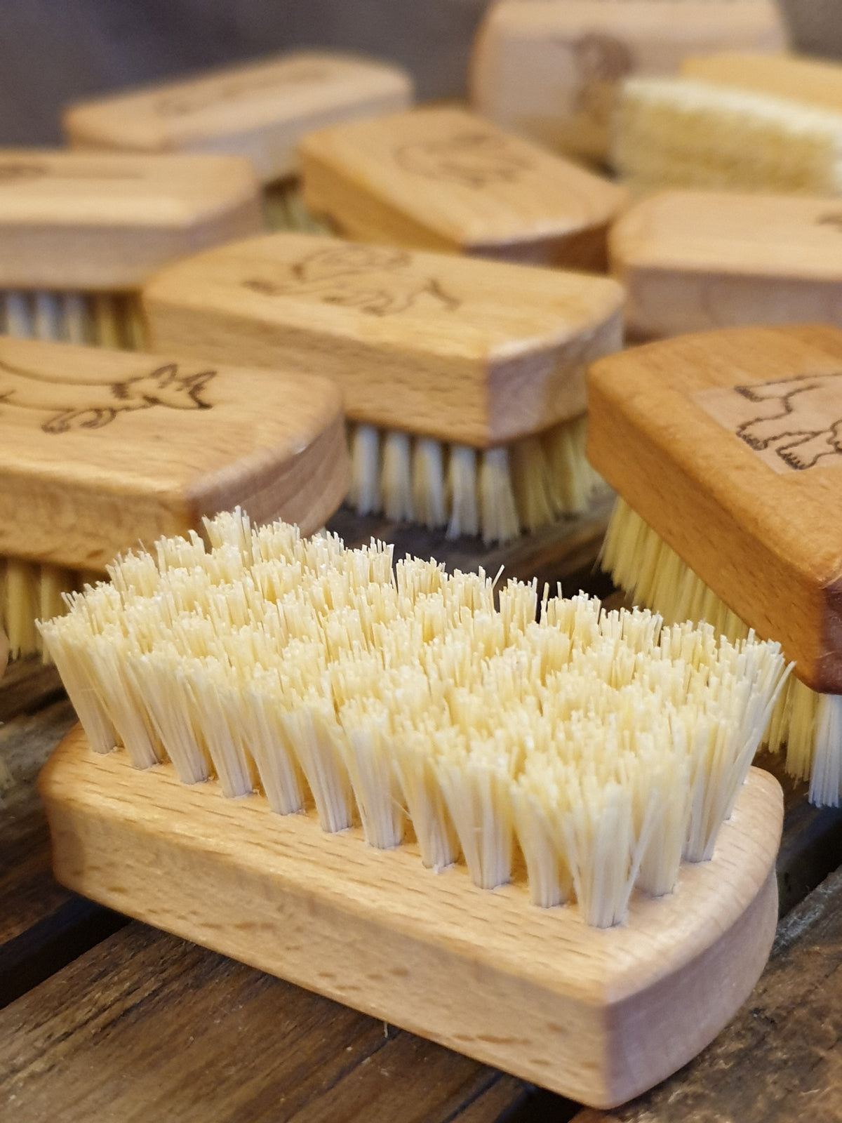 Wooden Nail Brush - small