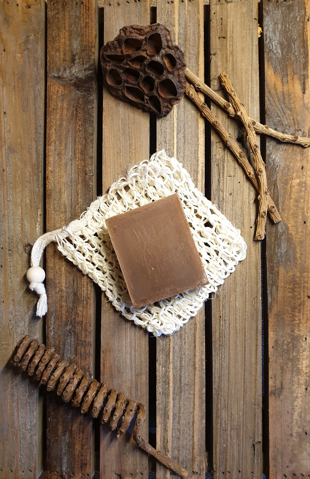 Exfoliating Sisal Soap Saver Bag (rough)