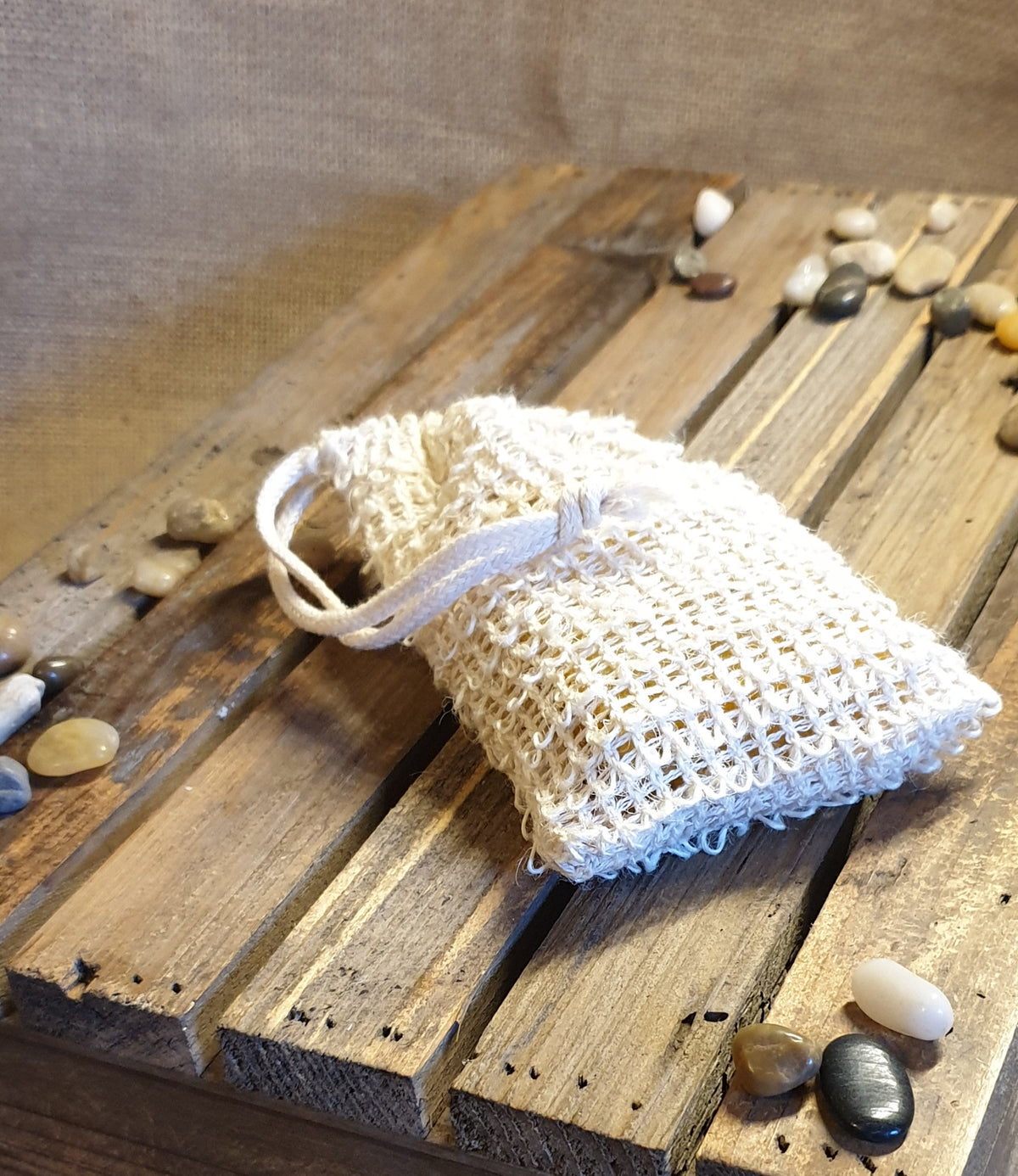 Exfoliating Sisal Soap Saver Bag (soft)