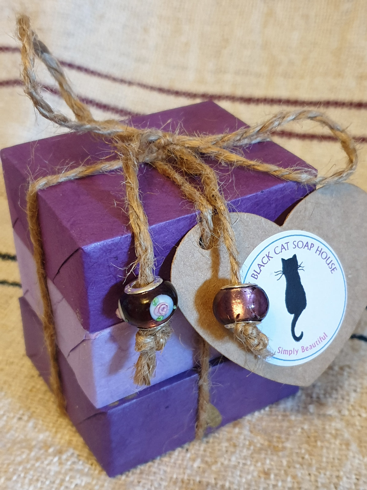 Handwrapped Trio of Organic Soaps