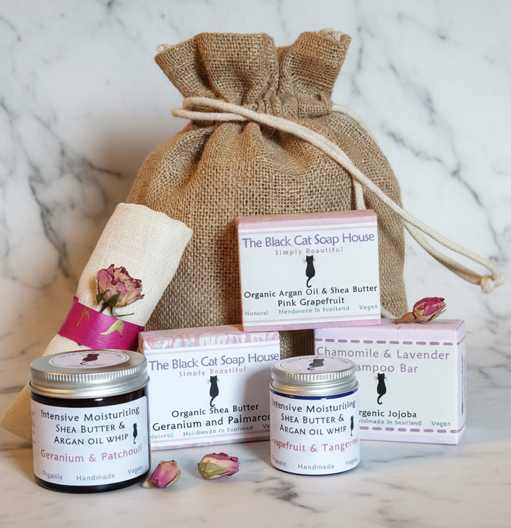 Pretty in Pink Organic Skin & Hair Collection