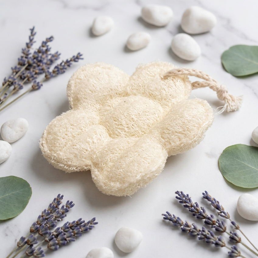Flower Loofah Body Scrub