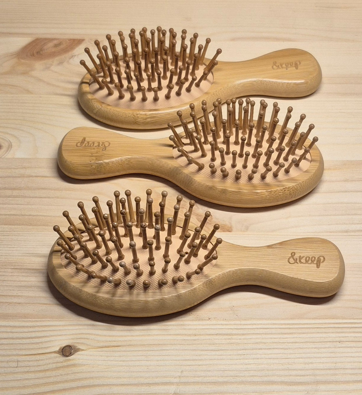 Mini Bamboo Hairbrush