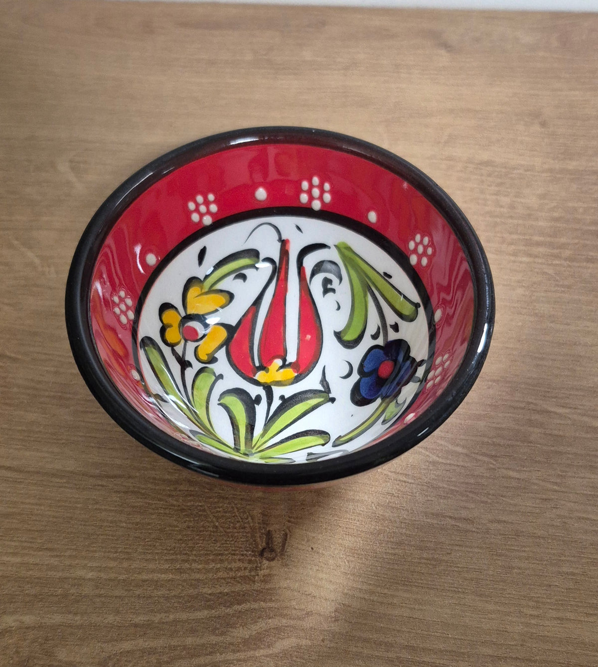 Handmade Porcelain Mixing Bowl & Bamboo Spoon
