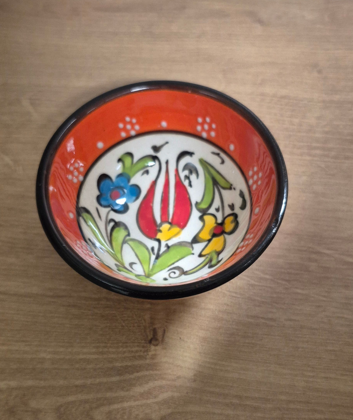 Handmade Porcelain Mixing Bowl & Bamboo Spoon