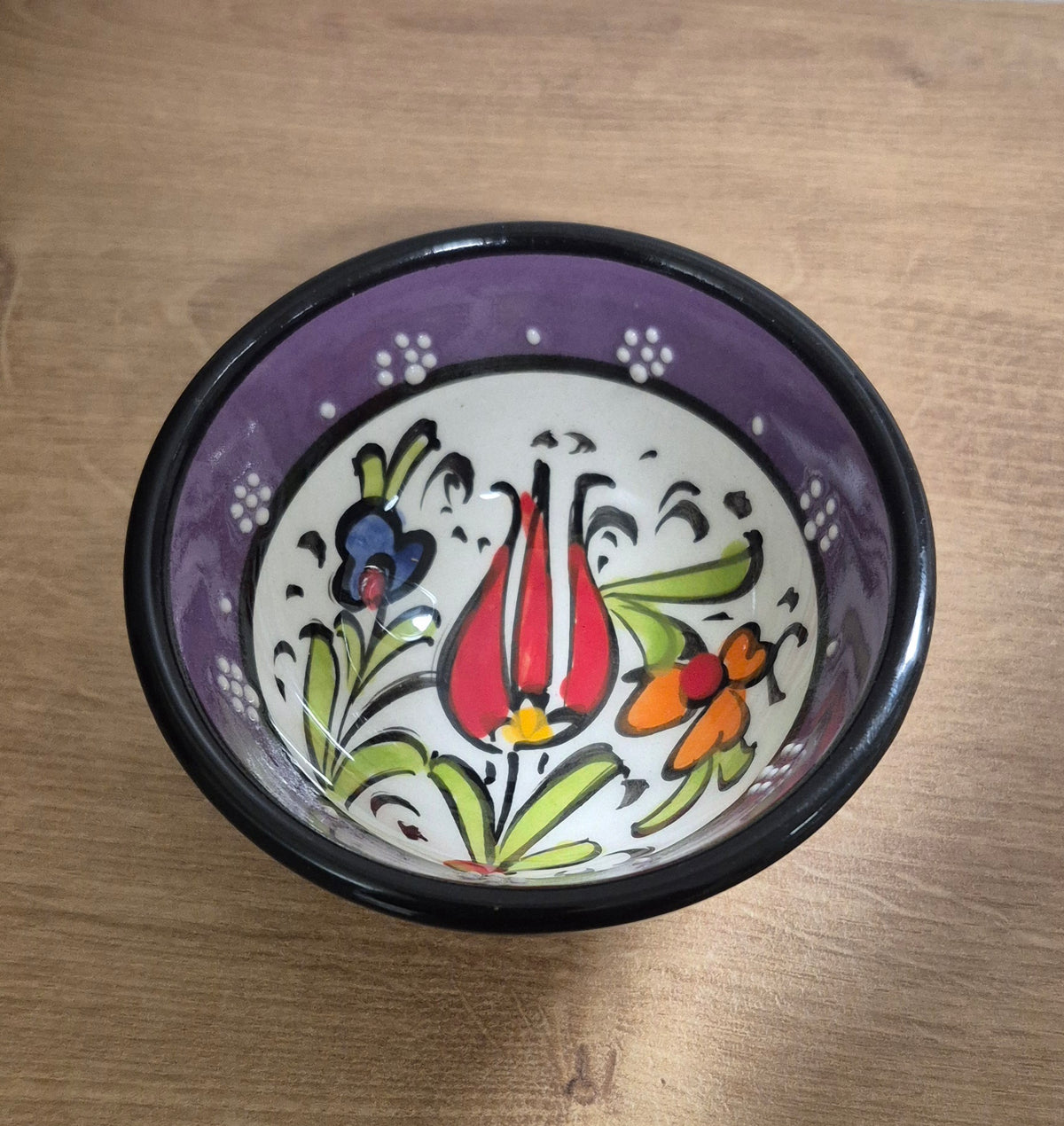 Handmade Porcelain Mixing Bowl & Bamboo Spoon