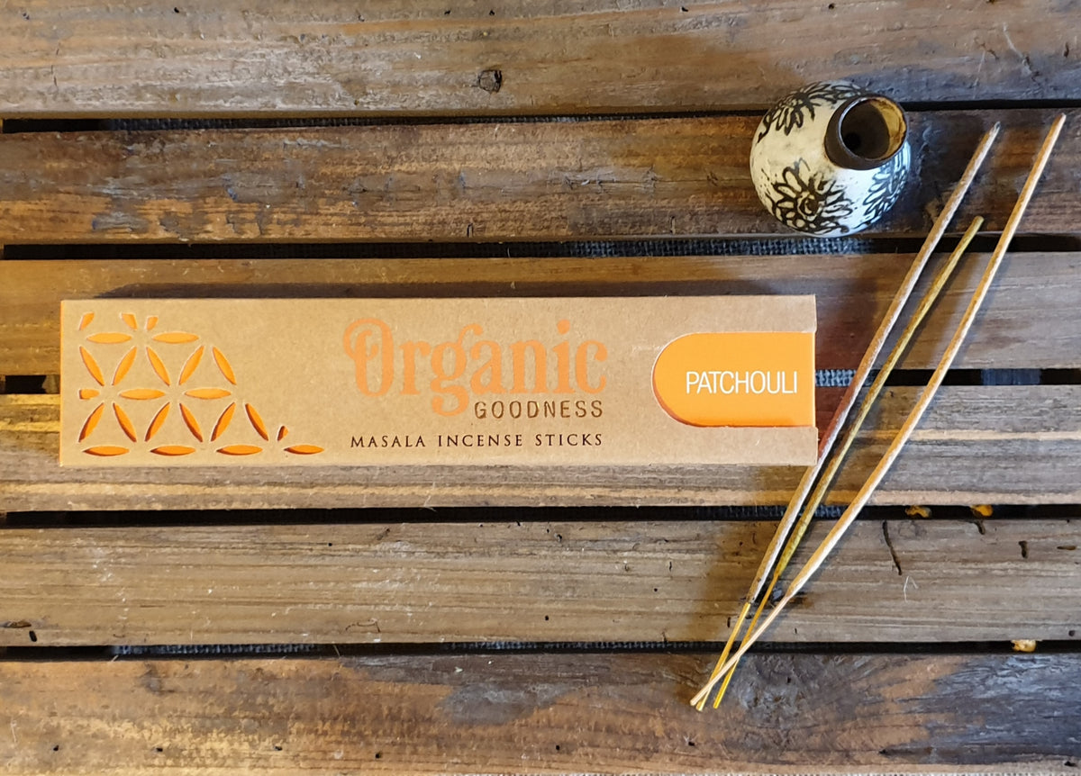 Patchouli: Organic Goodness Incense Sticks