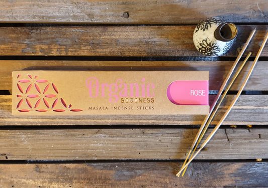 Rose: Organic Goodness Incense Sticks