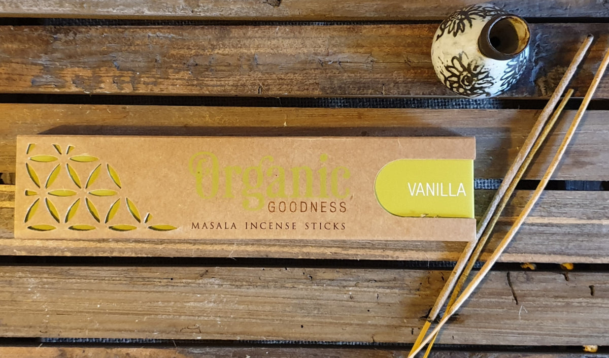 Vanilla: Organic Goodness Incense Sticks