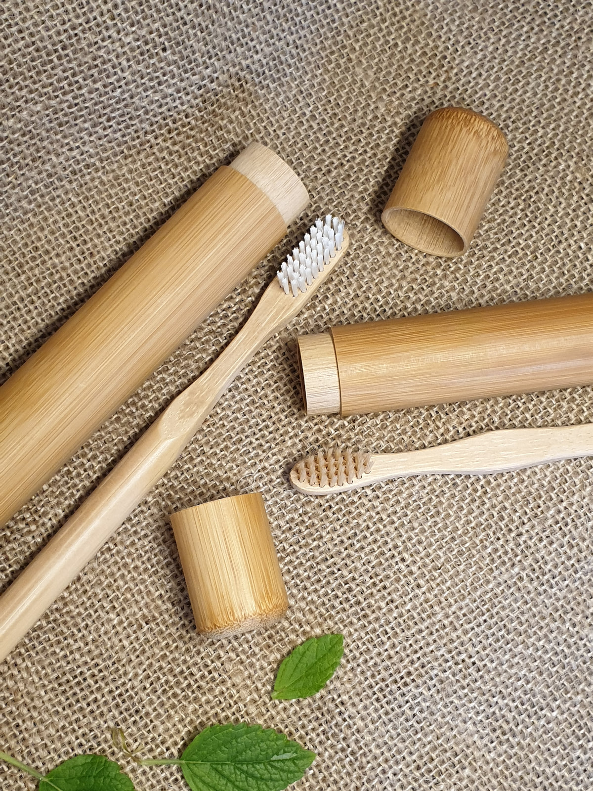 Organic Bamboo Toothbrush Travel Case