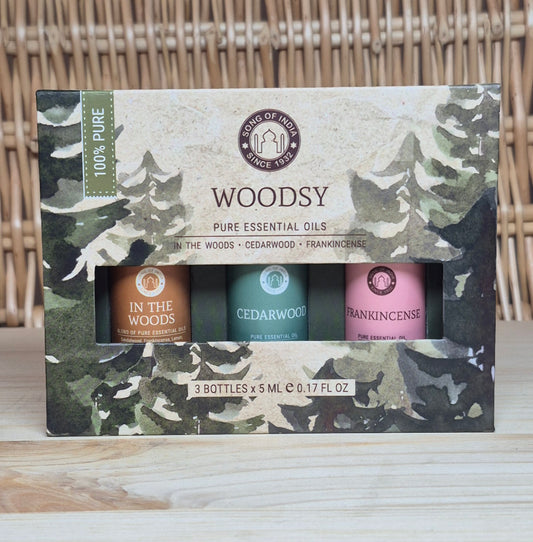 WOODSY Pure Essential Oils Aromatherapy Collection
