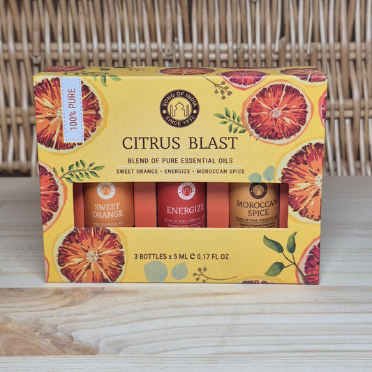 CITRUS BLAST Pure Essential Oils Aromatherapy Collection