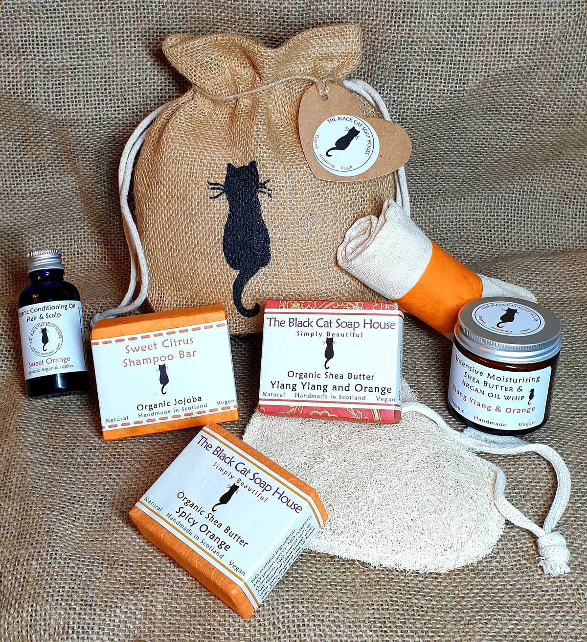 Sweet Orange Organic Skin and Hair Care Collection