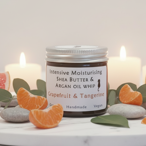 Grapefruit & Tangerine: Organic Shea Butter & Argan Oil Whip