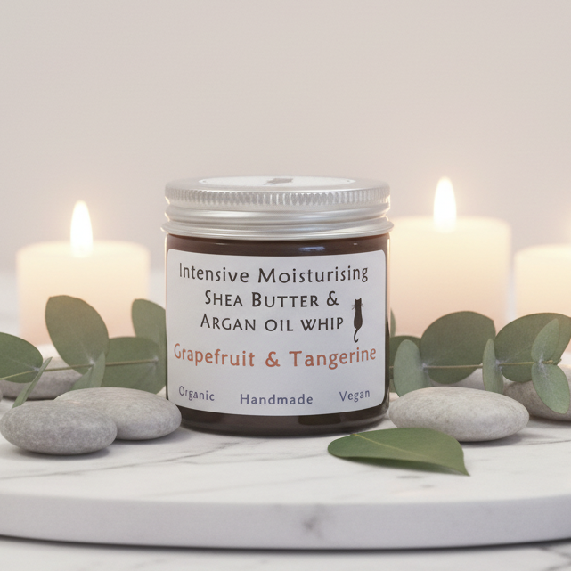 Grapefruit & Tangerine: Organic Shea Butter & Argan Oil Whip