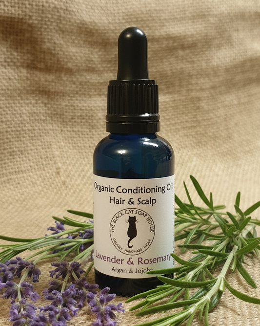 Lavender & Rosemary Organic Scalp & Hair Treatment Oil