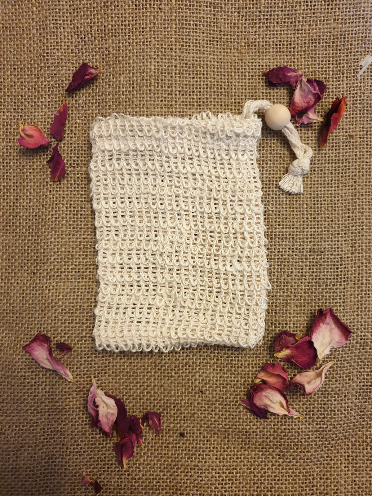 Exfoliating Sisal Soap Saver Bag (soft)