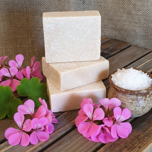 Geranium & Sicilian Sea Salt Shaving Soap