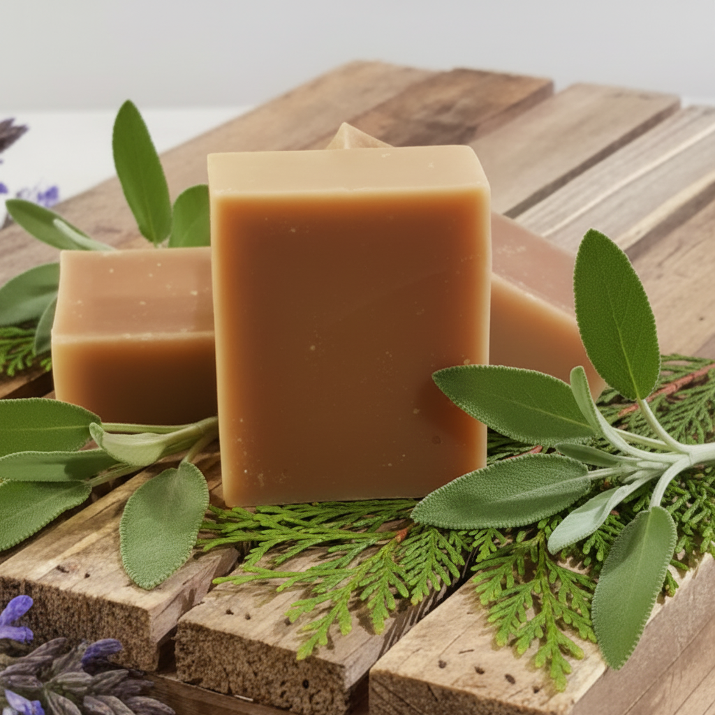 Clary Sage & Cedarwood Organic Soap