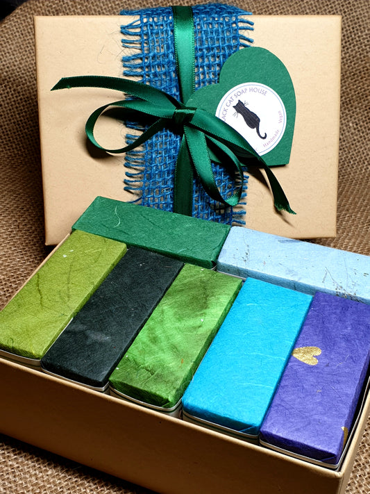Luxury 7 Soap Collection: Emerald