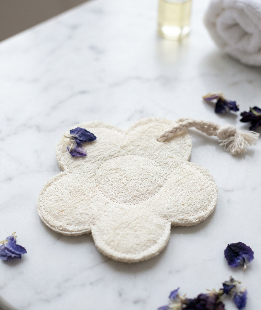 Flower Loofah Body Scrub