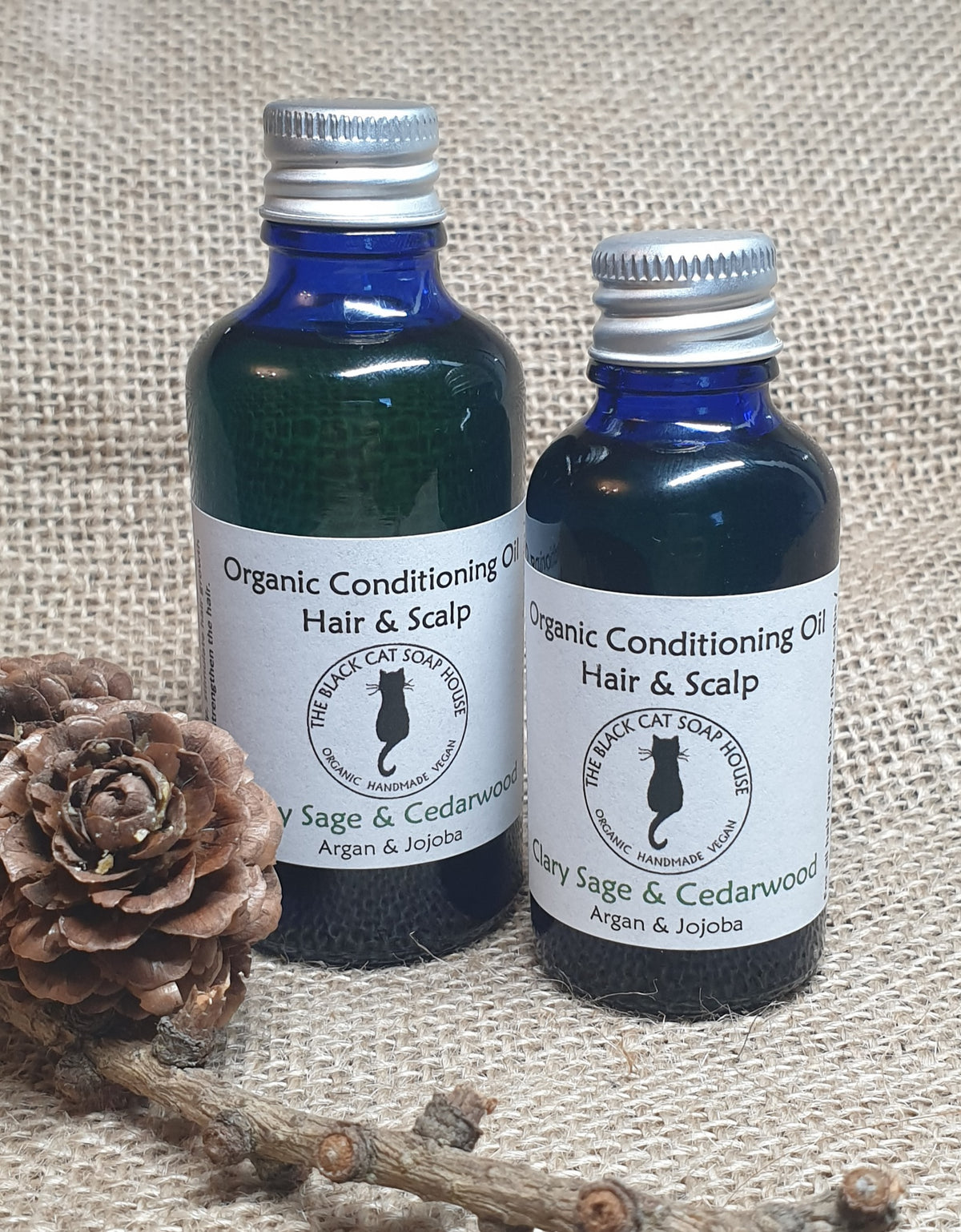 Clary Sage & Cedarwood Organic Scalp & Hair Treatment Oil