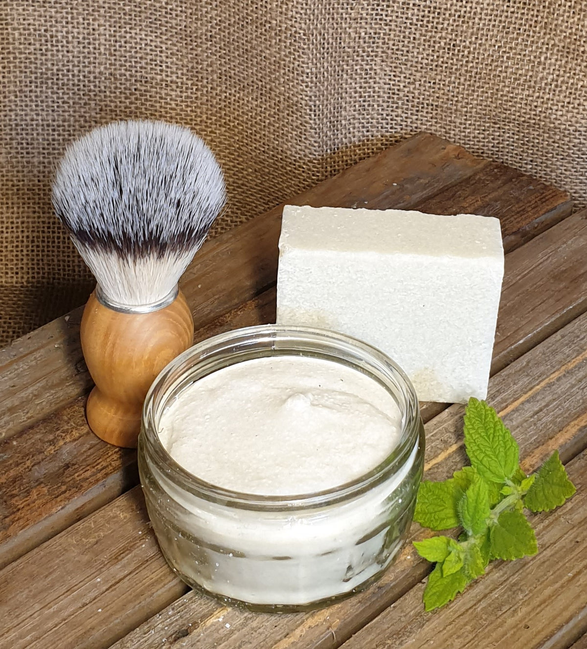 Fresh Mint & Sicilian Sea Salt Shaving Soap